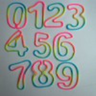 Color Number Silly Band