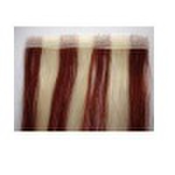 high quality  human remy hair extension sking weft