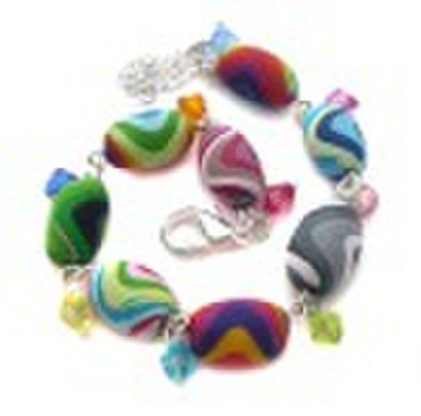 polymer clay fashion bracelet
