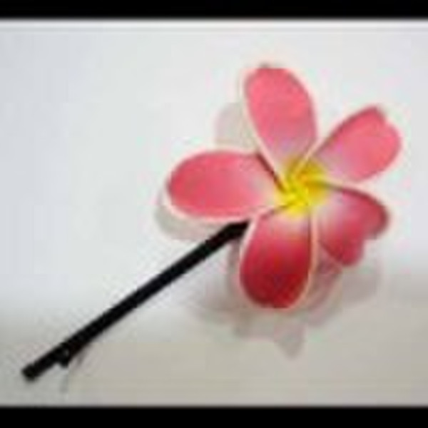 handmade flower hairpin accessories/polymer clay f
