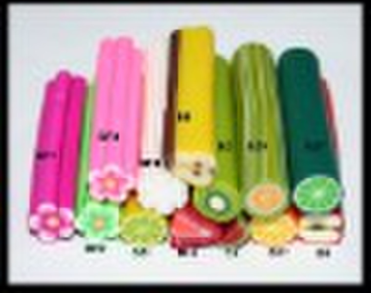 polymer clay cane nail art