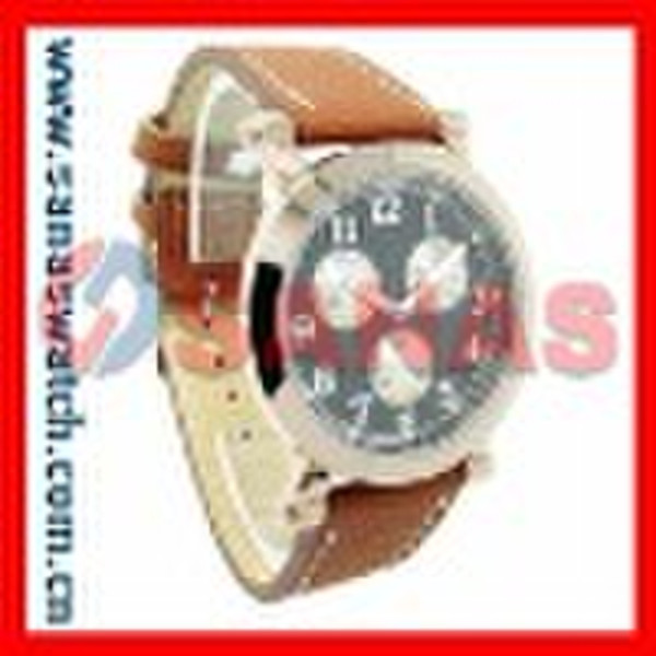 Sanas PU leather SGA1002 brand watch