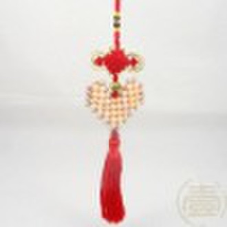 Pearl handicraft car pendant