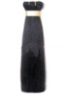 Fashion ladies` machine weft synthetic hair weavin