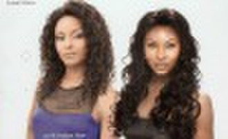 Ladies' 100% Kanekalon long curly lace front w