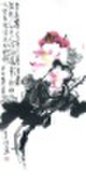 Peony/ handmade Chinese Traditional Painting and W