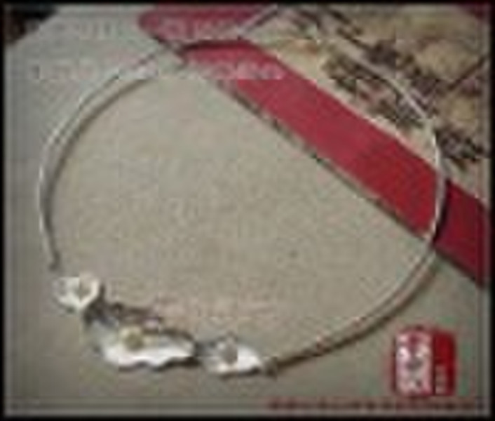 fashion necklace jewelry with pearl/925 sterling S