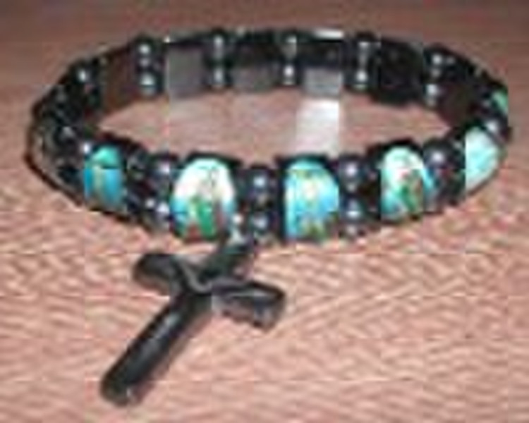 Jesus Bracelet with a Cross pendant