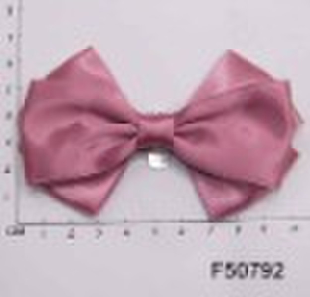 fabric bow shoe flower F50792