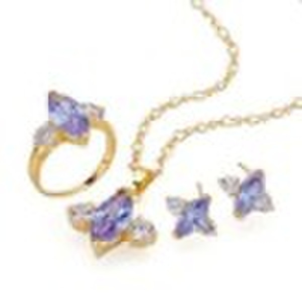 charm copper  necklace set