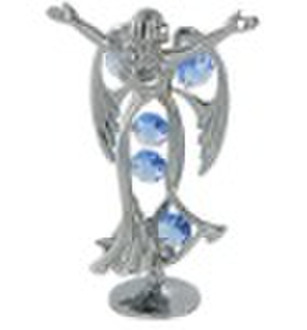 Silver Angel Figurine crystal craft