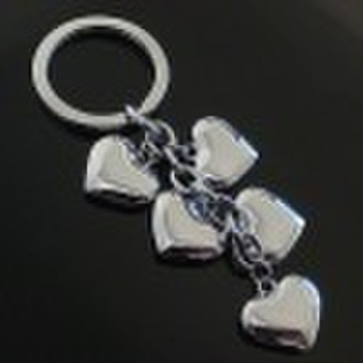 fashion heart shape metal bag accessory