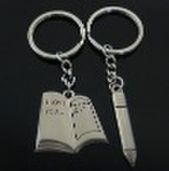promotional book and pen love key holders