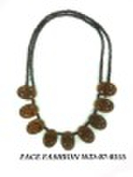 wooden neckalce