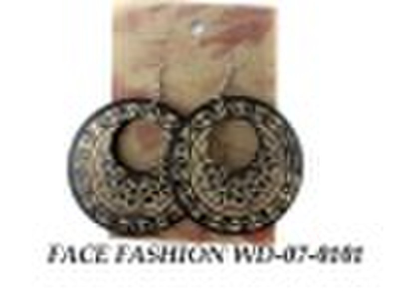 wooden earrings