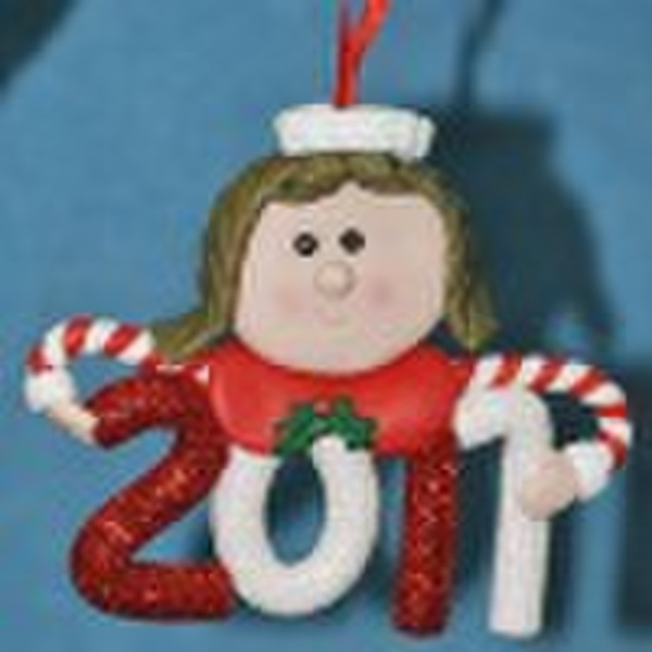 Handicraft  Christmas decoration of Polymer clay