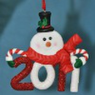 Polymer clay christmas  decoration