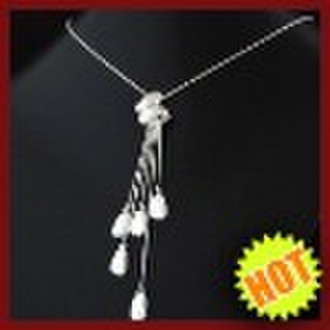N16 Charm Delicate 925 Silver Bow Knot Fashion Nec
