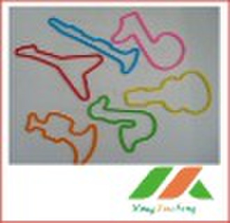 Music shaped silly bands