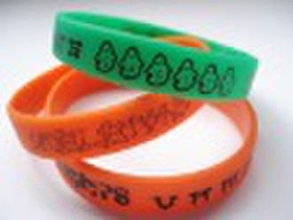 Printed silicone bracelet