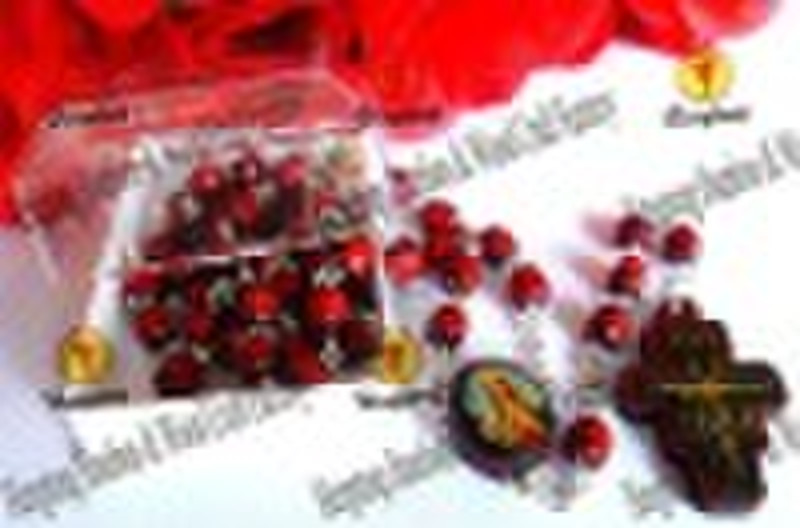 wood bead religious rosary