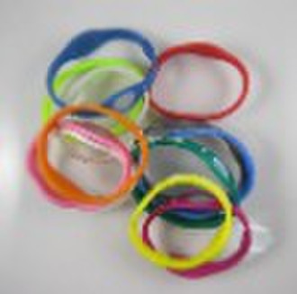 embossed silicone wristband
