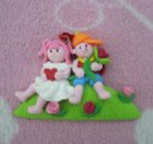 Polymer clay Pendant