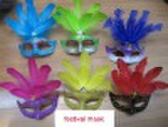 feather mask