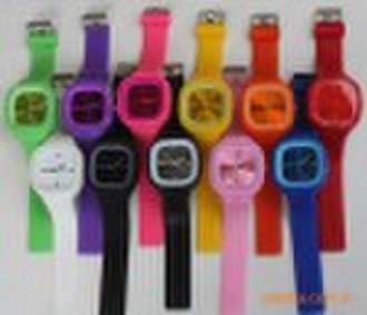 silicone wristband watch