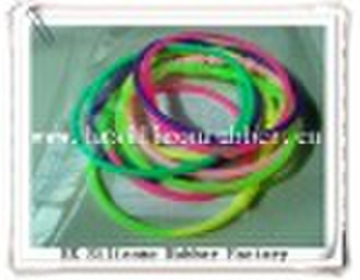 silicone necklace and bracelet/silicone rubber nec