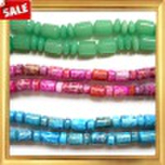 Gemstone necklace beads