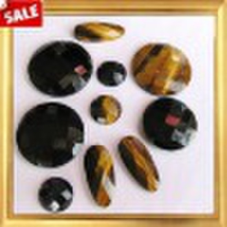 Gemstone faceted cabochon