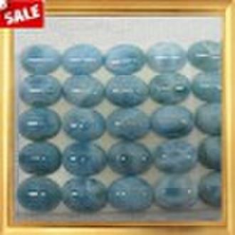 Wholesale natural gemstone larimar cabochon beads
