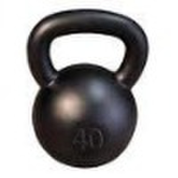 Polished Cast Iron Kettlebell