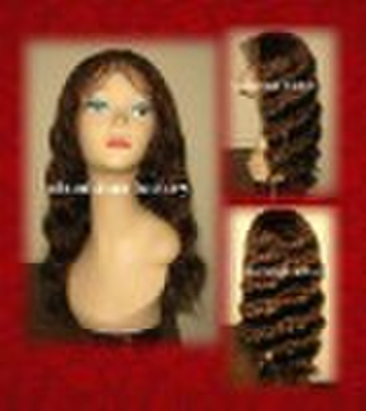 lady's fashion 100% human remy hair full lace