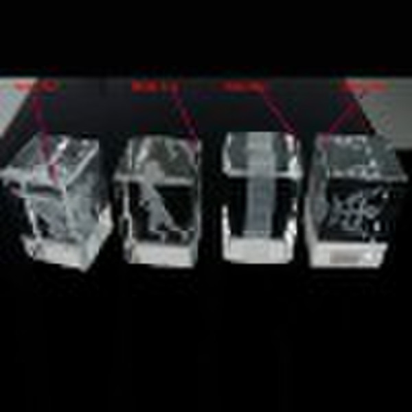 3d laser crystal