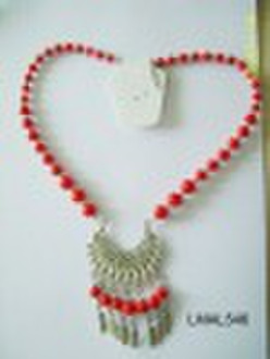 LMAL56 Beads Alloy Fashion Imitation Necklace