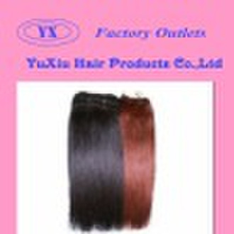 100% human hair weft