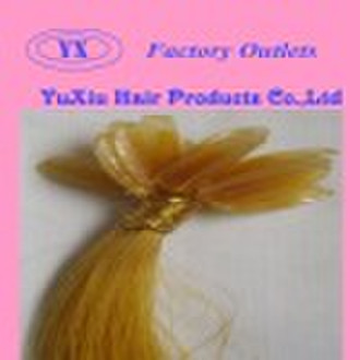 U-tip human hair extension