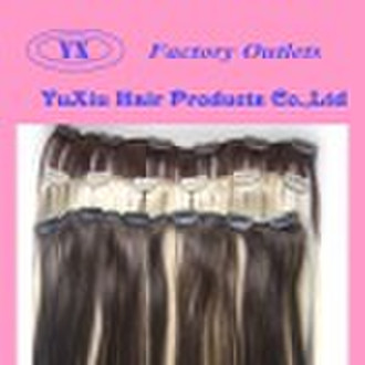 clips in human hair extension