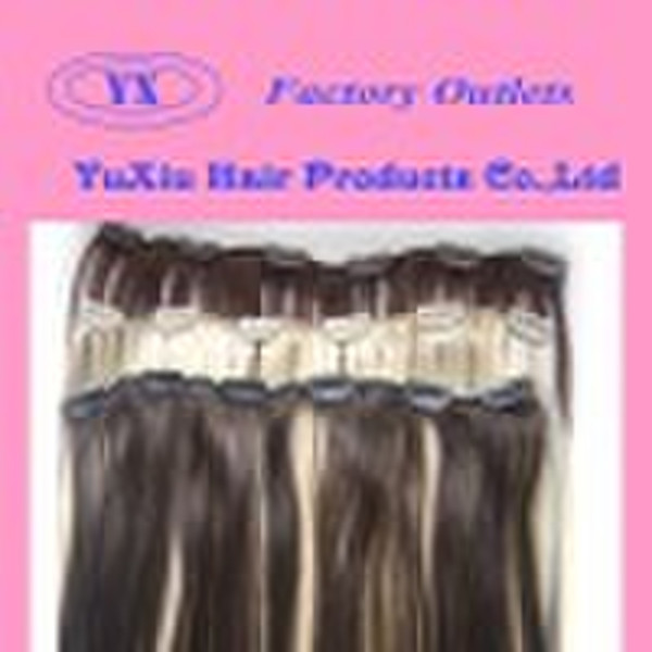 clips in human hair extension