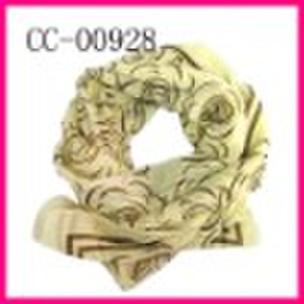 Silk scarf&fashion scarf with roses