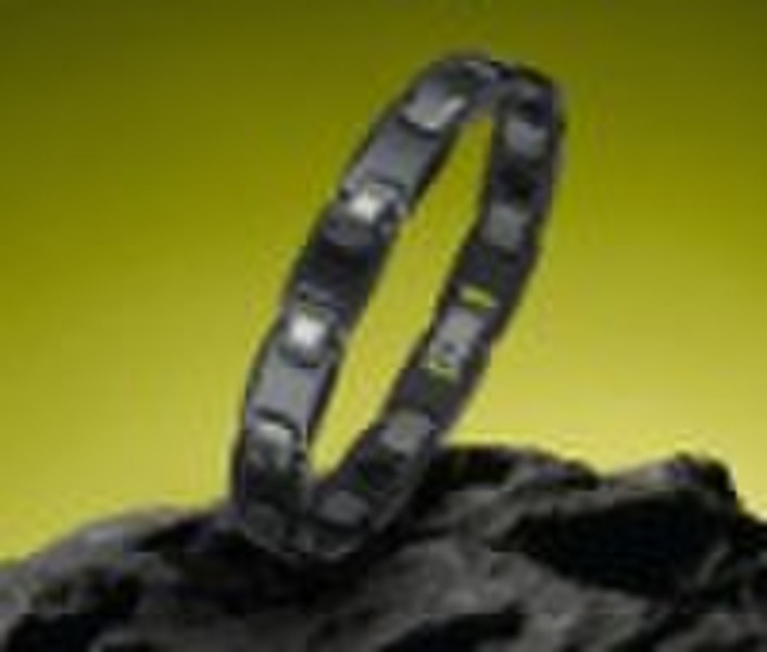 black tungsten steel healthy bracelet