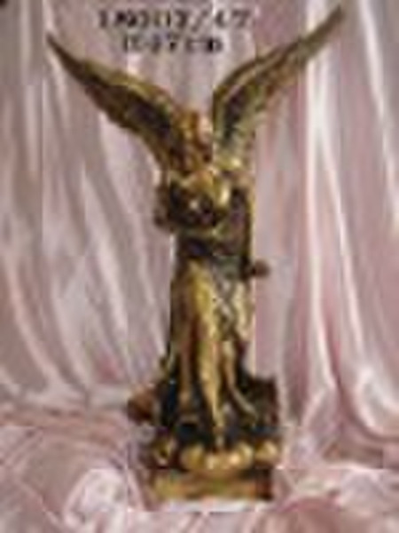 bronze angel figurines