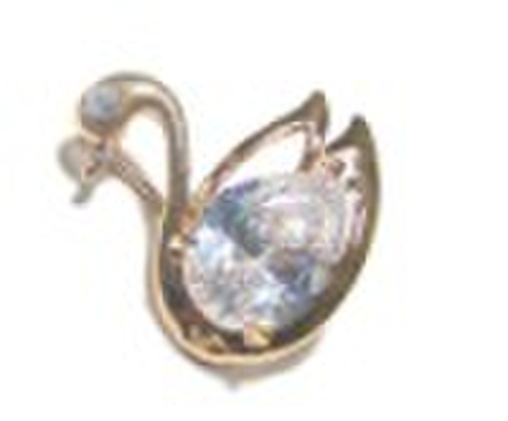 rhinestone brooch