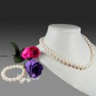 Freshwater Pearl Necklace Set Jewelry