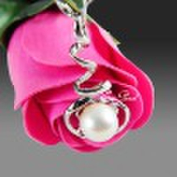 925 Silver Freshwater Pearl Pendant Christmas Gift