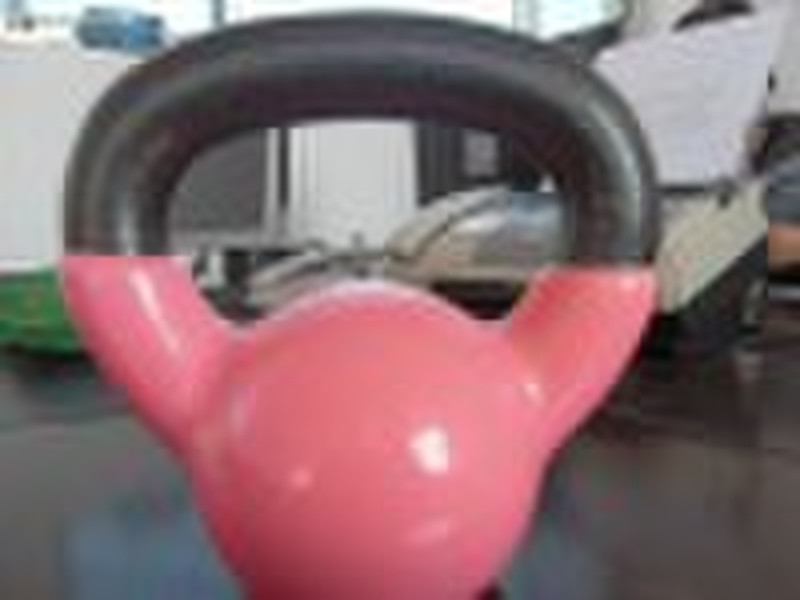 smooth surface vinyl kettlebell