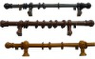 wooden curtain pole/curtain rod