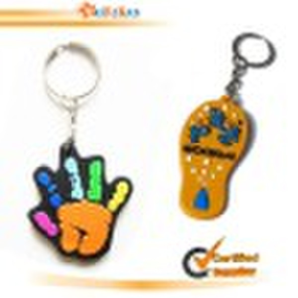 Novelty Design Soft PVC Keyring